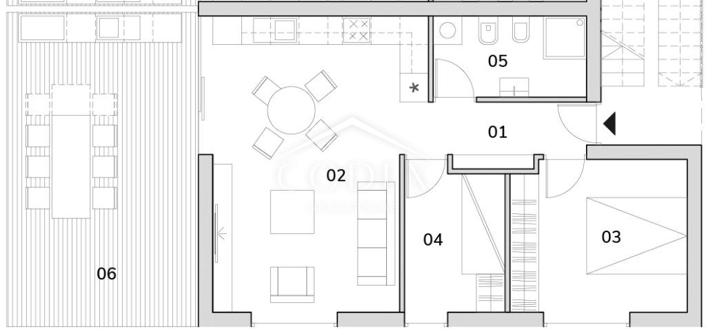 Brtonigla - apartma A14 v novogradnji