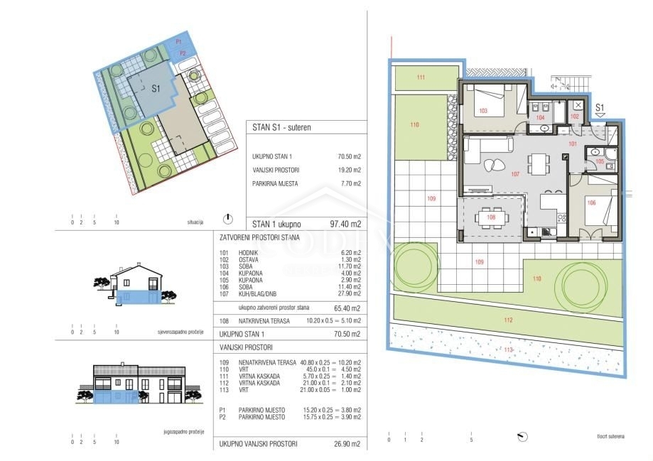 Mali Lošinj - prodaja apartmaja v novogradnji
