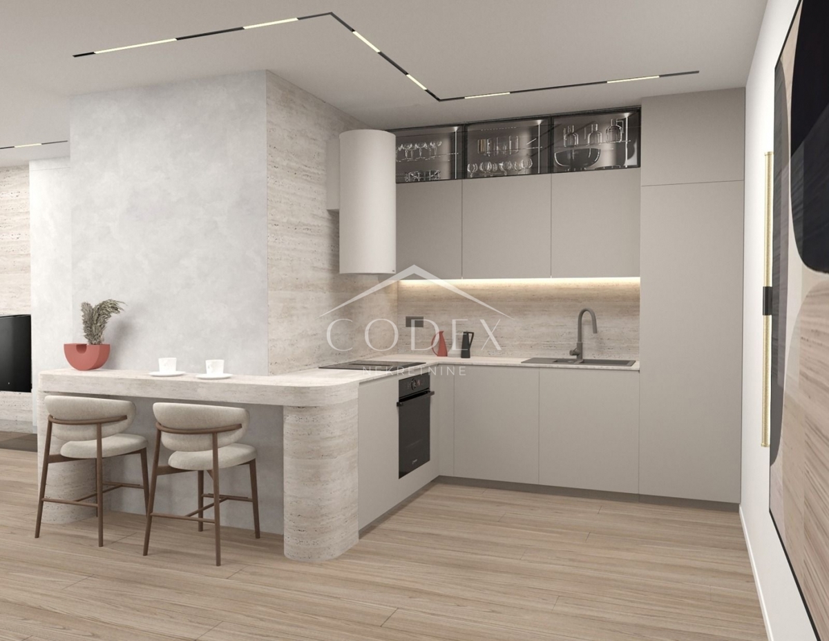 Lovran - apartmaji v novi urbani stavbi s pogledom na morje