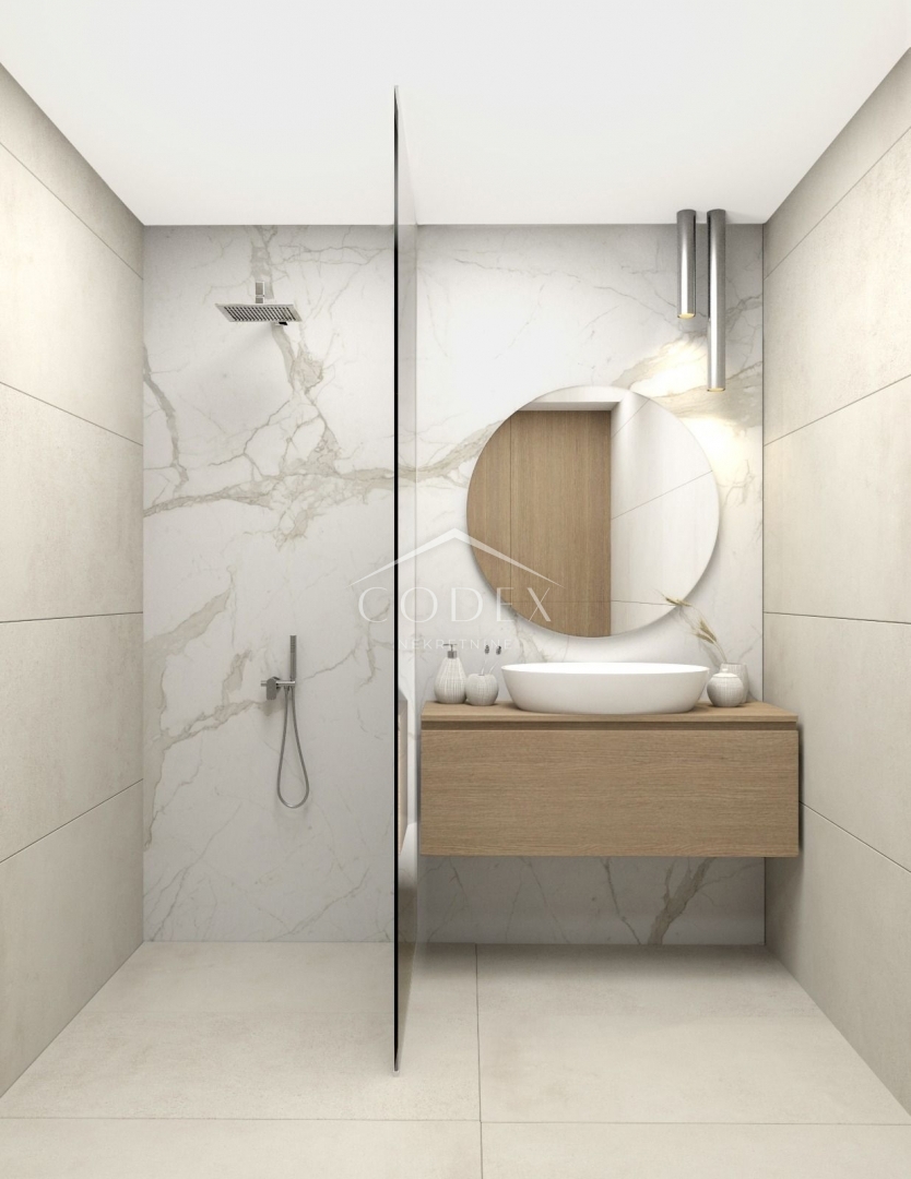 Lovran - apartmaji v novi urbani stavbi s pogledom na morje