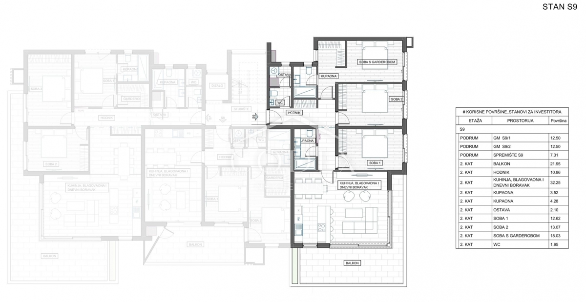 Stanovanje Trsat, Rijeka, 119,10m2