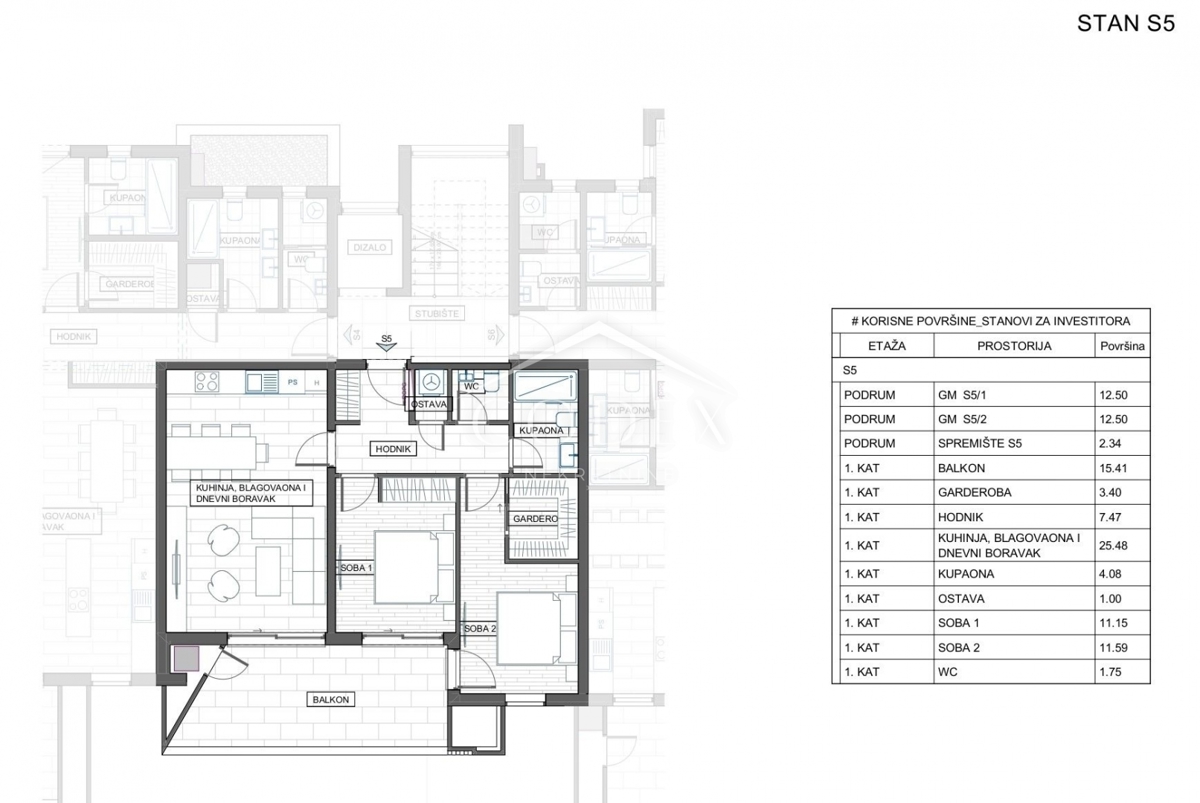 Stanovanje Trsat, Rijeka, 119,10m2