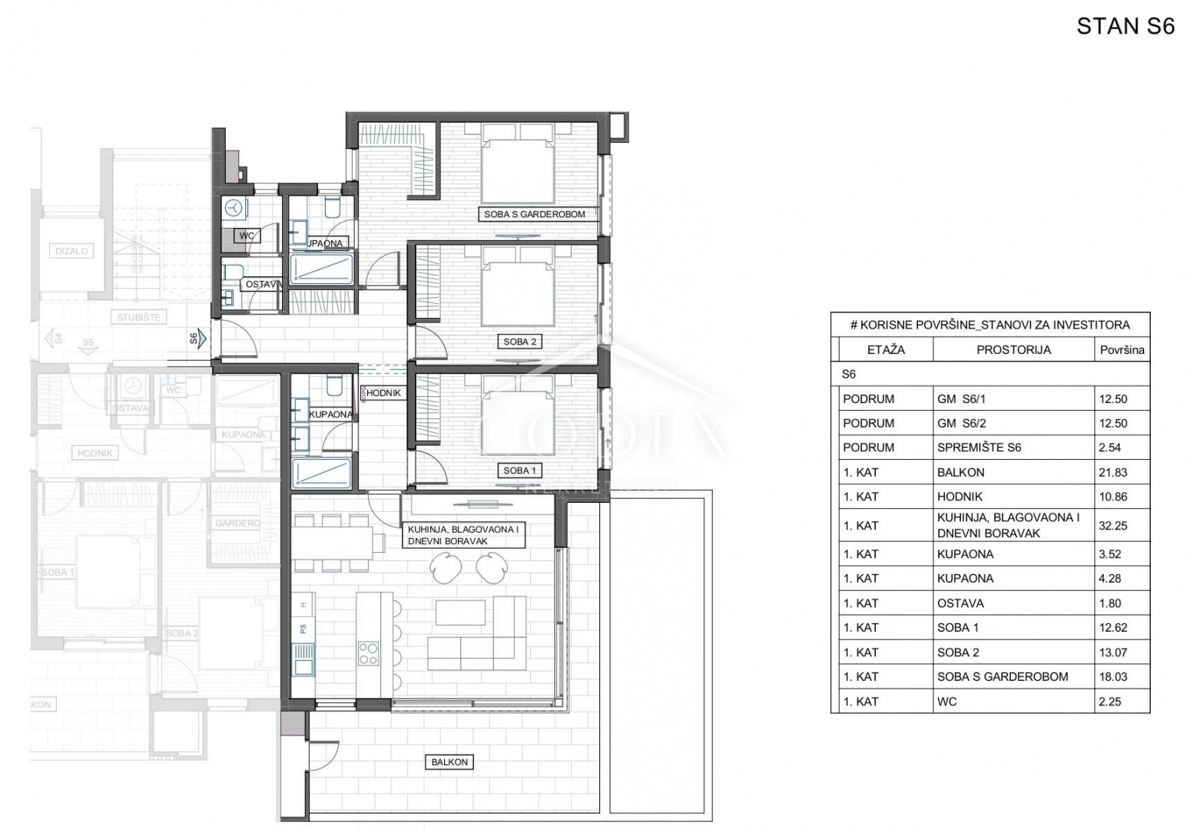 Stanovanje Trsat, Rijeka, 119,10m2