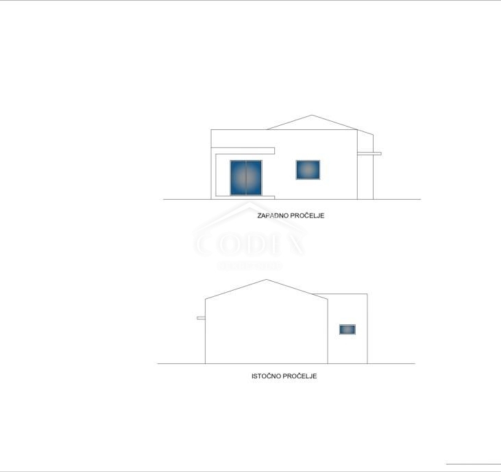 Čabrunići - vila v izgradnji
