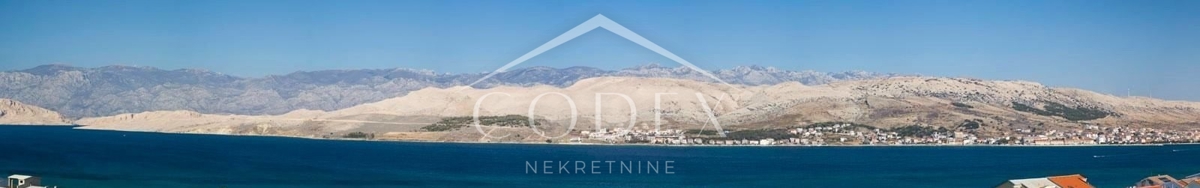 Pag - prodaja hiše z 2 apartmajema s pogledom na morje