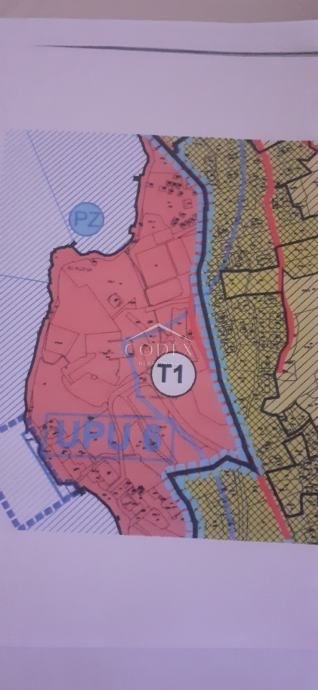 Omišalj - sale of T1 land, 1st row to the sea!