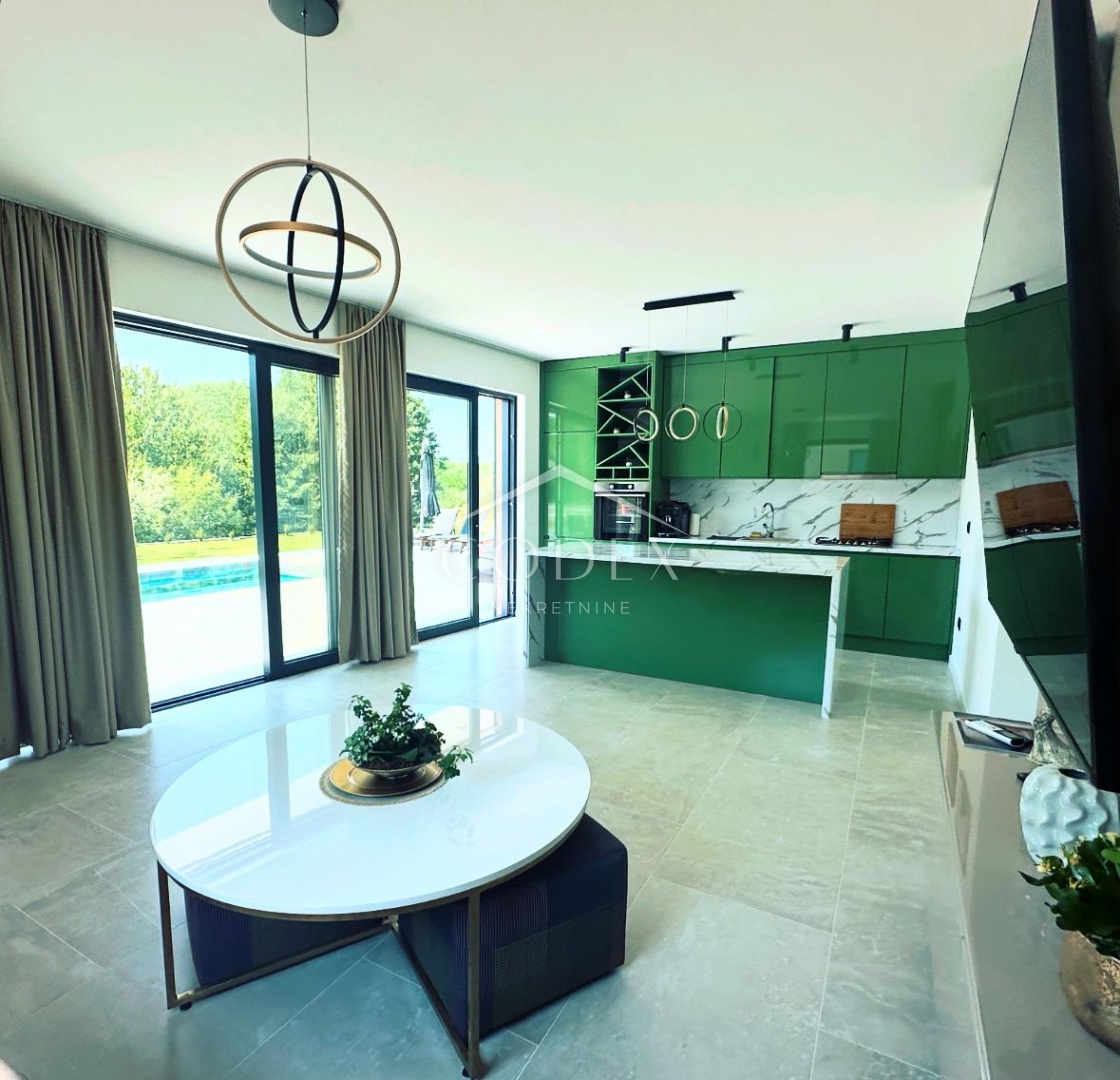 Labin - vila z 2 stanovanjskima enotama in bazenom za sprostitev