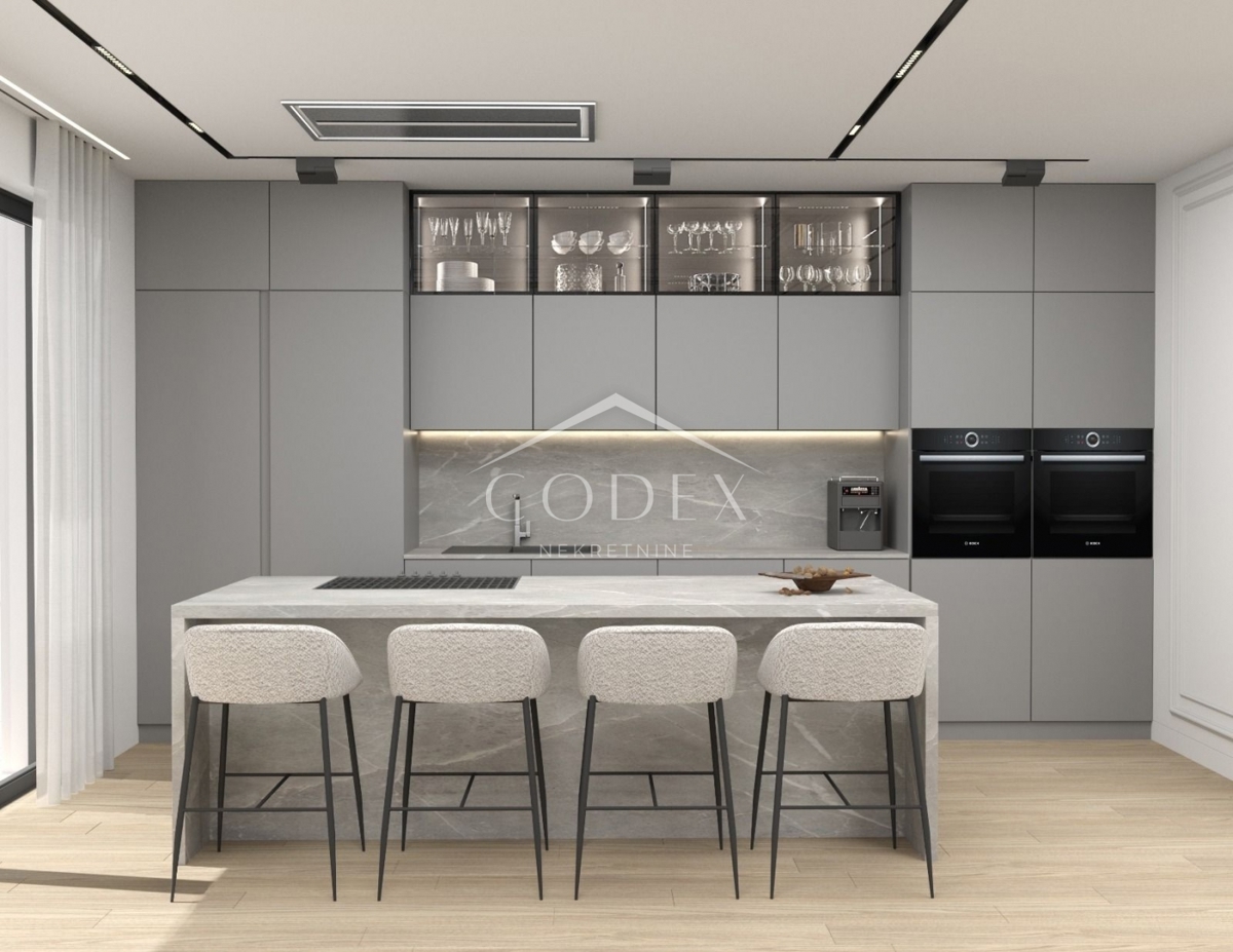 Lovran - apartmaji v novi urbani stavbi s pogledom na morje