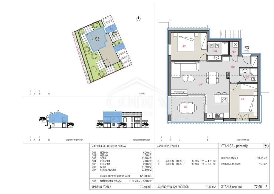 Mali Lošinj - prodaja apartmaja v novogradnji