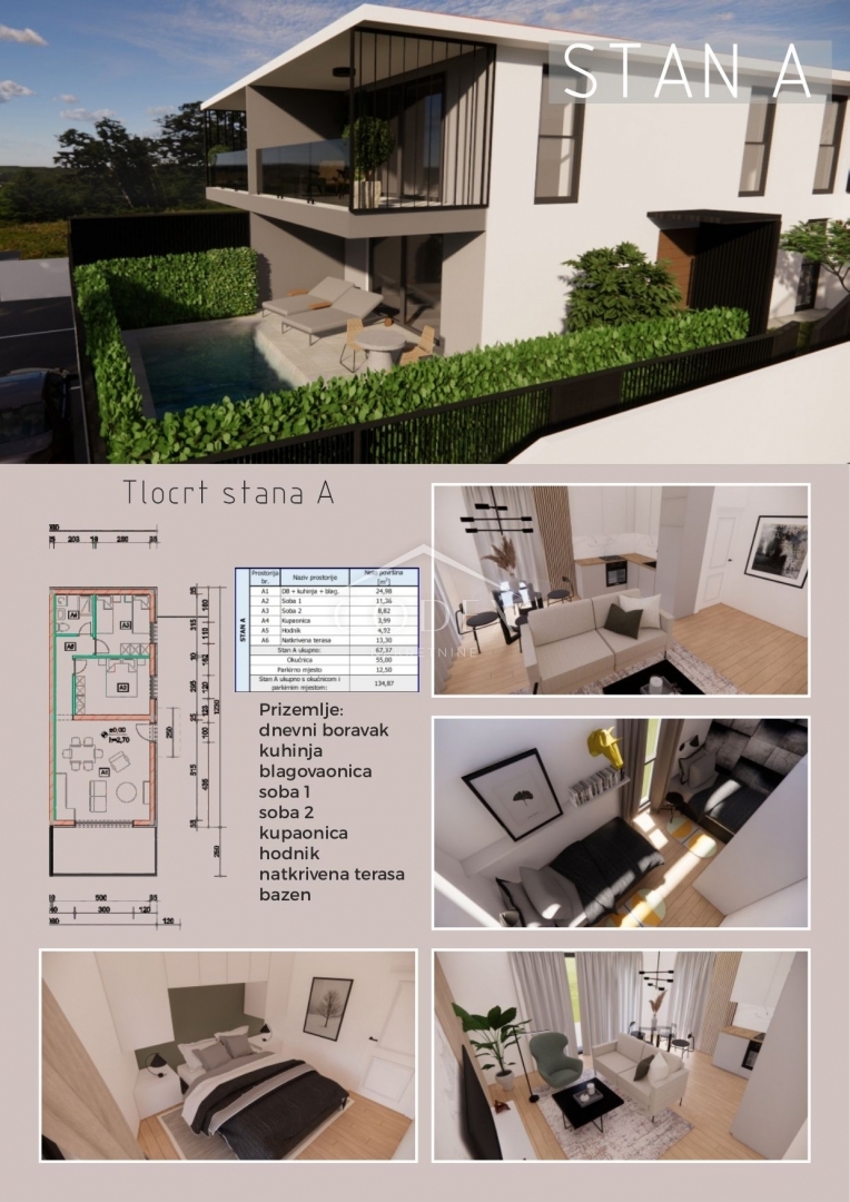 Omišalj - prodaja apartmajev v novogradnji
