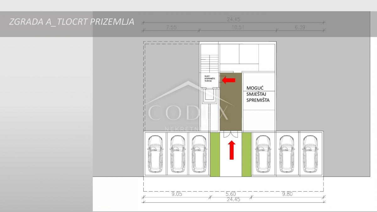 Rabac - prodaja zemljišča s projektom za gradnjo hiše