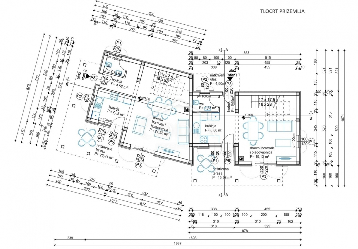 Hiša Jadranovo, Crikvenica, 103,30m2