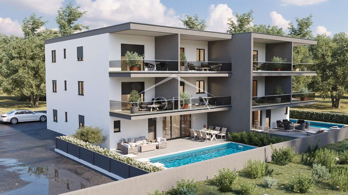 Novigrad - apartmaji v vrhunski novogradnji s pogledom na morje