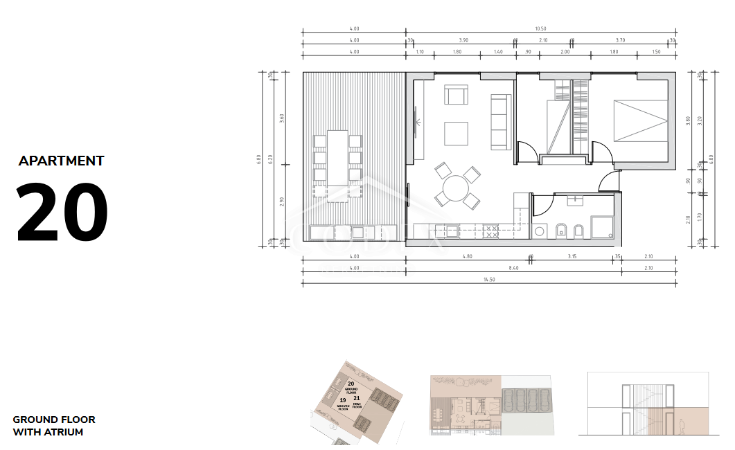 Brtonigla - apartma A20 v novogradnji