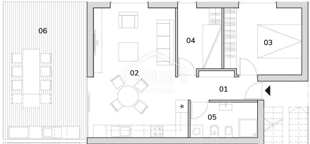 Brtonigla - apartma A20 v novogradnji