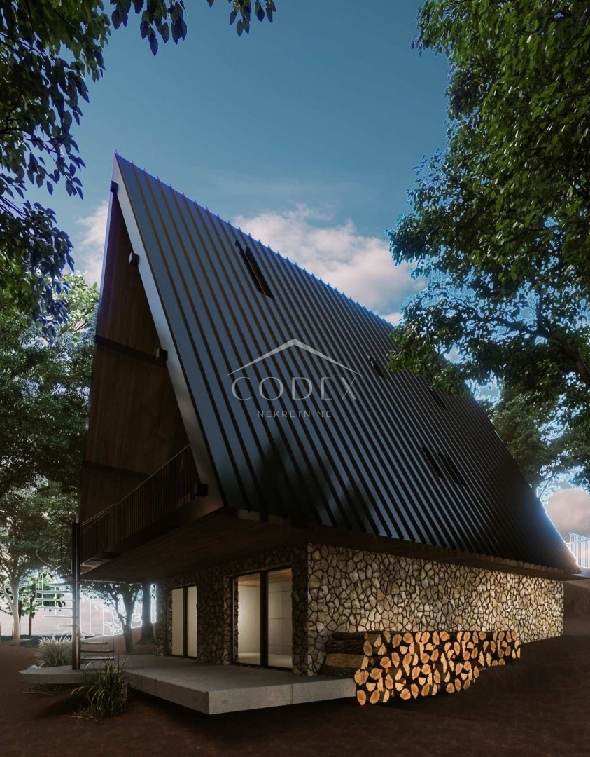 Fužine - zemljišče s projektom in gradbenim dovoljenjem