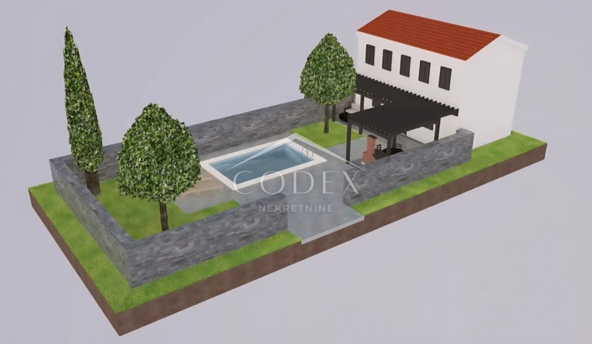 Grižane – prodaja primorske hiše z velikim dvoriščem