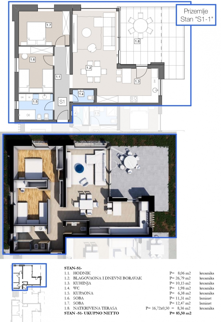 Labin – prodaja stanovanj v novogradnji