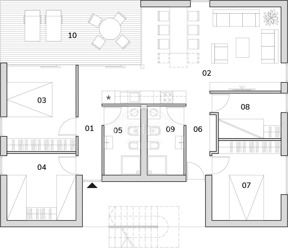 Brtonigla - prodamo apartma v novogradnji, 300 m od morja