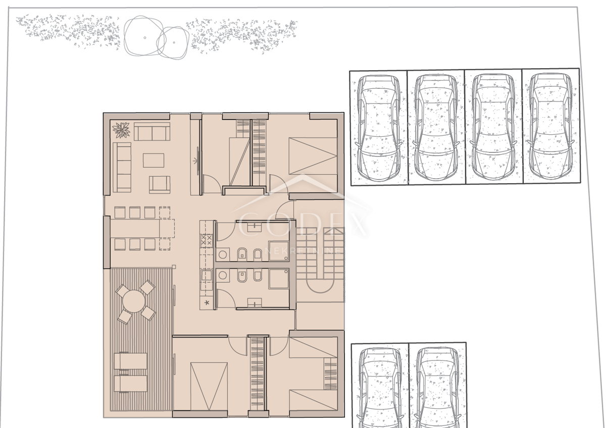 Brtonigla - apartma A21 v novogradnji