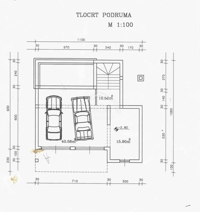 Kraljevica - Rohbau hiša s pogledom na morje