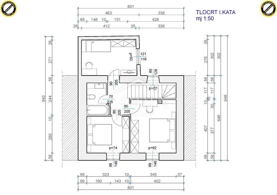 Hiša Barbat na Rabu, Rab, 100m2
