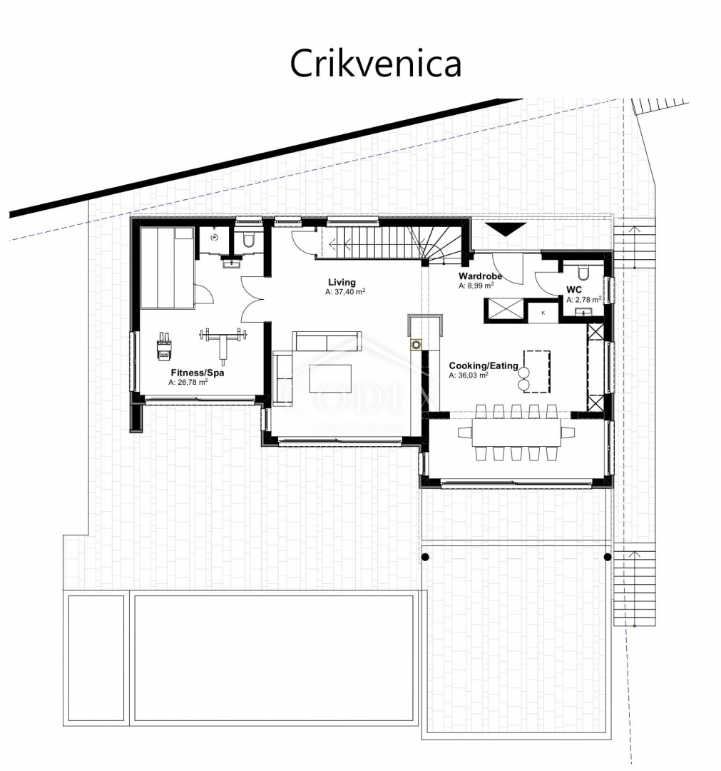 Hiša Crikvenica, 380m2