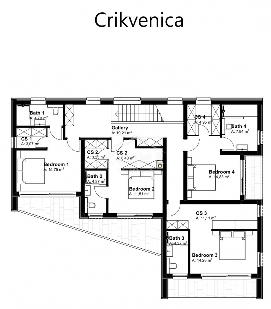 Hiša Crikvenica, 380m2