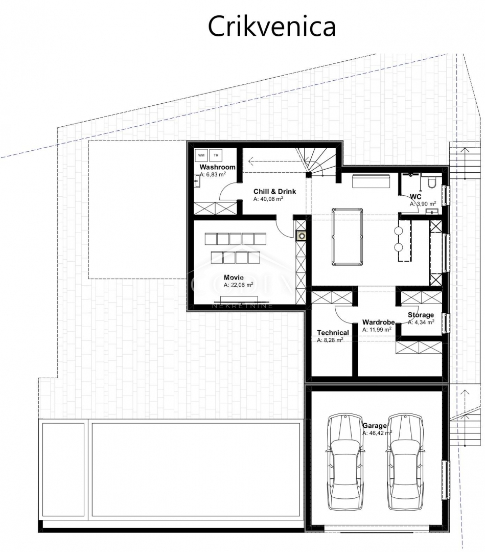 Hiša Crikvenica, 380m2