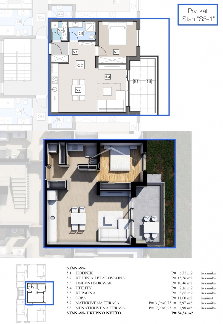 Labin – prodaja stanovanj v novogradnji