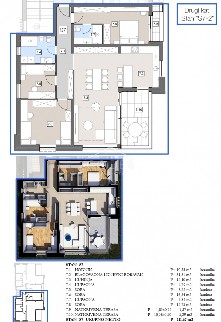 Labin – prodaja stanovanj v novogradnji