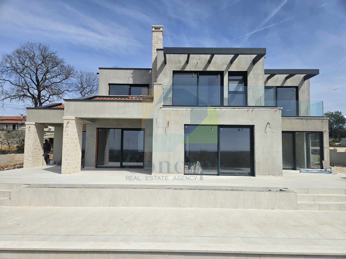 Poreč, okolica, Prekrasna luksuzna vila s bazenom in pogledom na morje