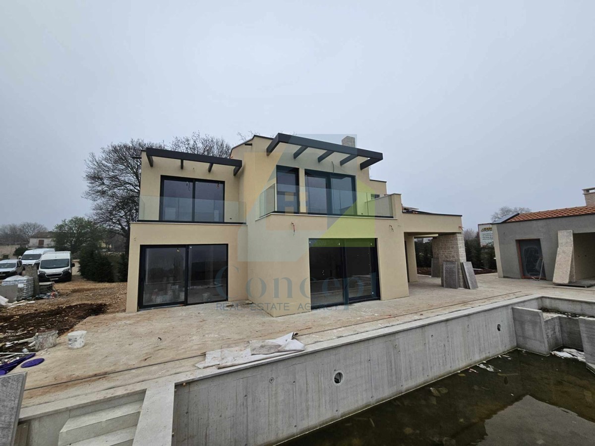 Poreč, okolica, Prekrasna luksuzna vila s bazenom in pogledom na morje