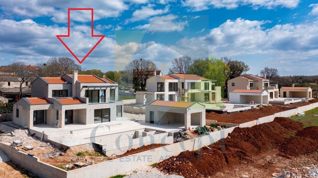 Poreč, okolica, Prekrasna luksuzna vila s bazenom in pogledom na morje