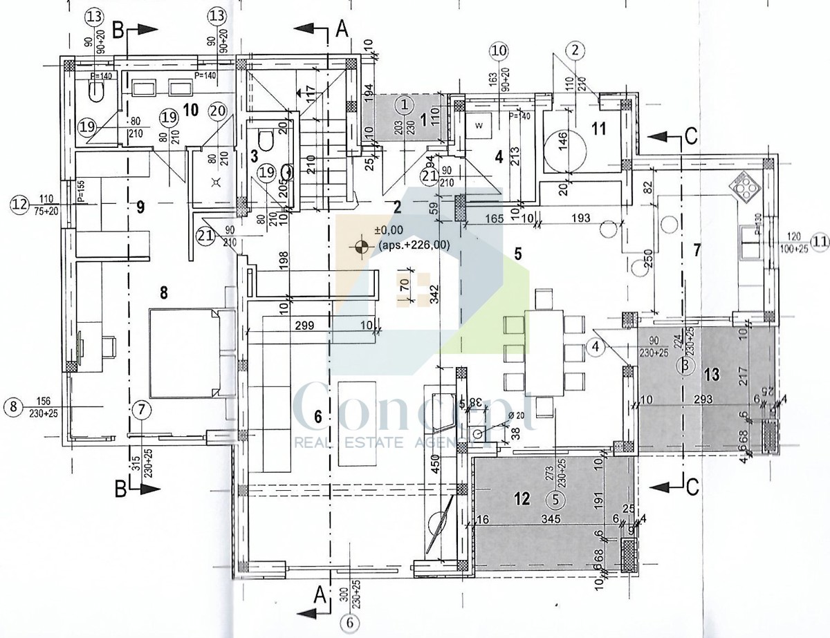 Poreč, okolica, Prekrasna luksuzna vila s bazenom in pogledom na morje