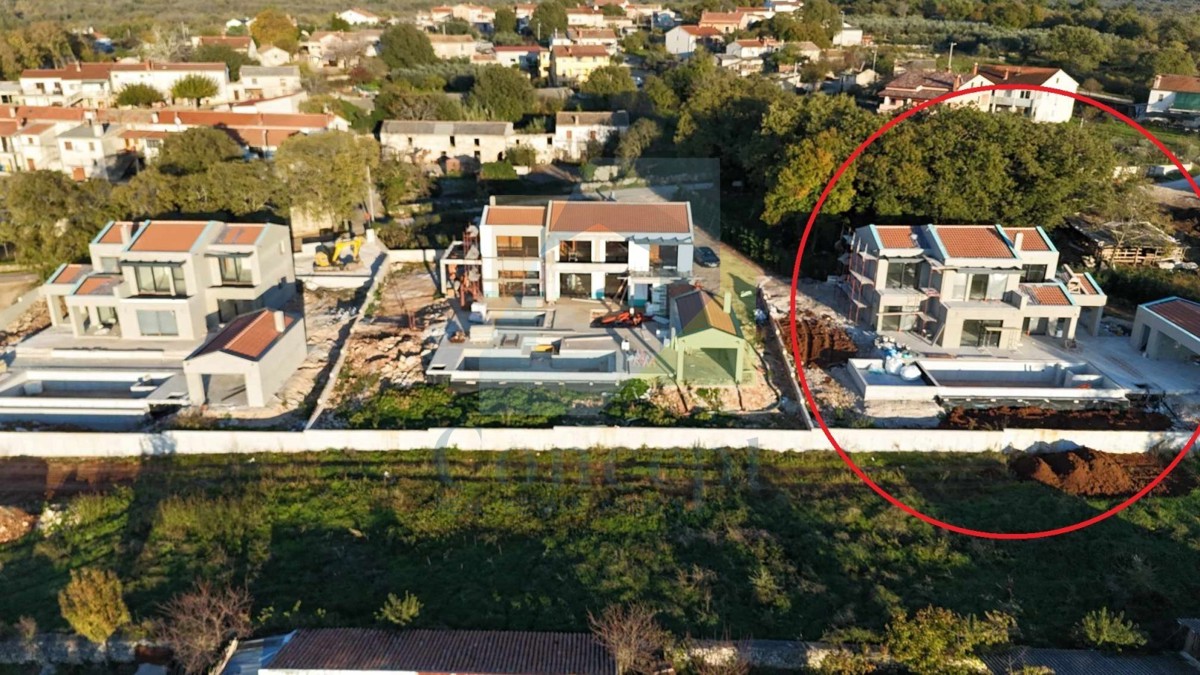 Poreč, okolica, Prekrasna luksuzna vila s bazenom in pogledom na morje