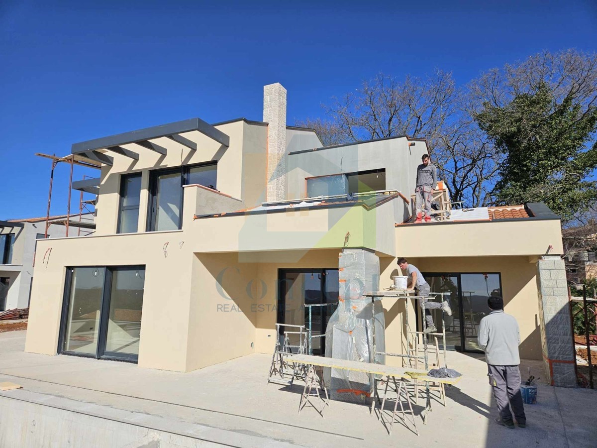 Poreč, okolica, Prekrasna luksuzna vila s bazenom in pogledom na morje