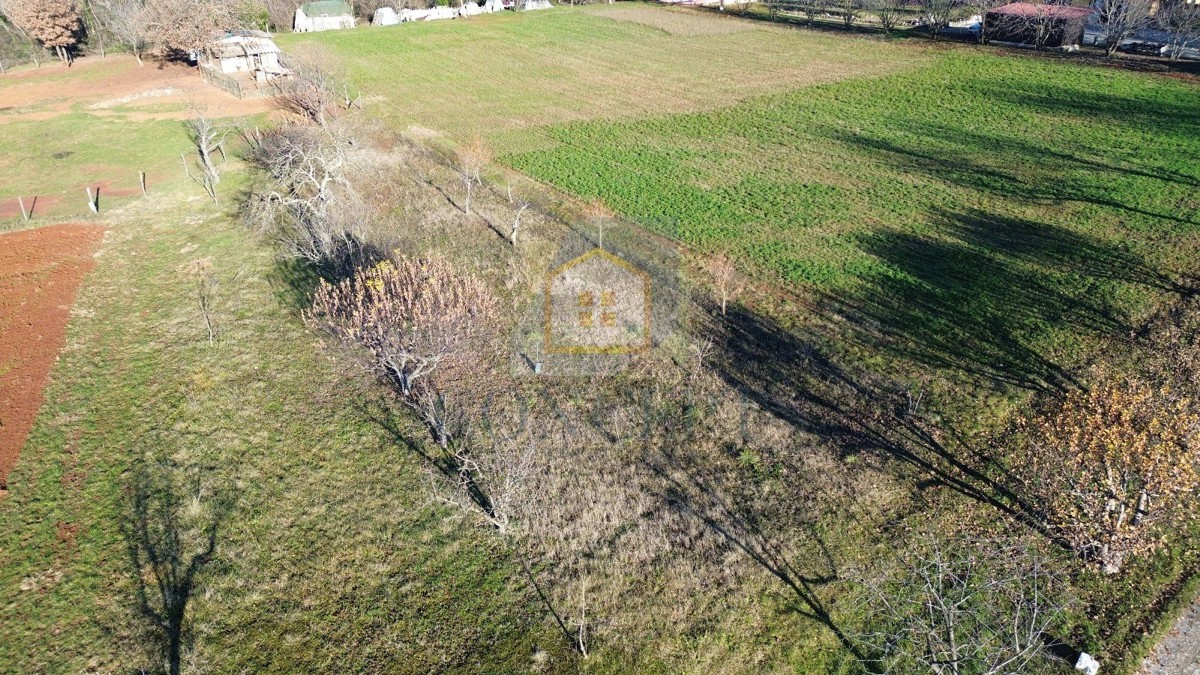 Poreč, okolica, Građevinsko zemljište na lepi lokaciji, 15 km od morja