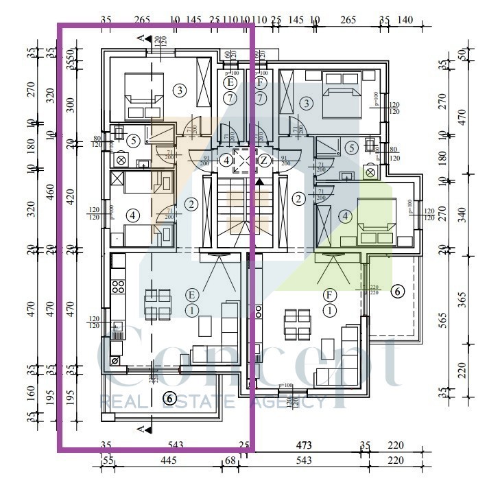 Umag, okolica, Prostoren stan na drugem nadstropju s pogledom na morje, 2 km od morja