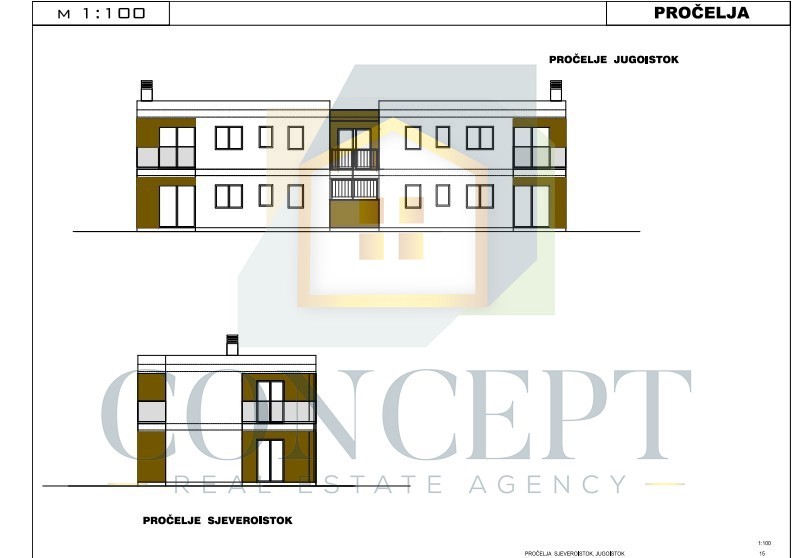 Poreč, ožja okolica, Stan v pritličju s vrtom na odlični lokaciji, 1,5 km od morja