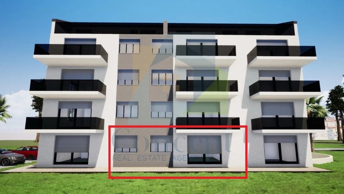 Tar, Poreč - EKSKLUZIVNA PONUDA - Stan v pritličju s dvoriščem 3 km od morja