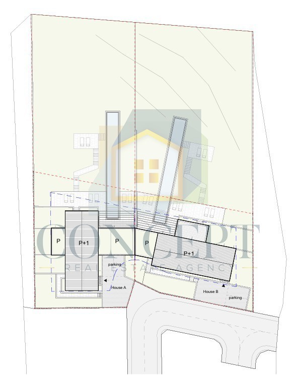 Poreč, Vižinada, okolica, Projekt za izgradnjo 2 luksuznih vil, 12 km od morja