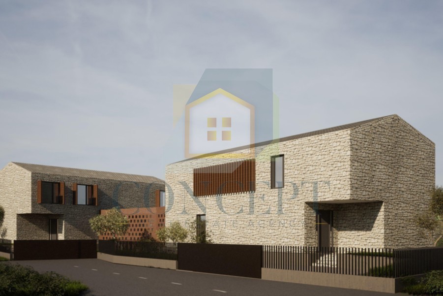 Poreč, Vižinada, okolica, Projekt za izgradnjo 2 luksuznih vil, 12 km od morja