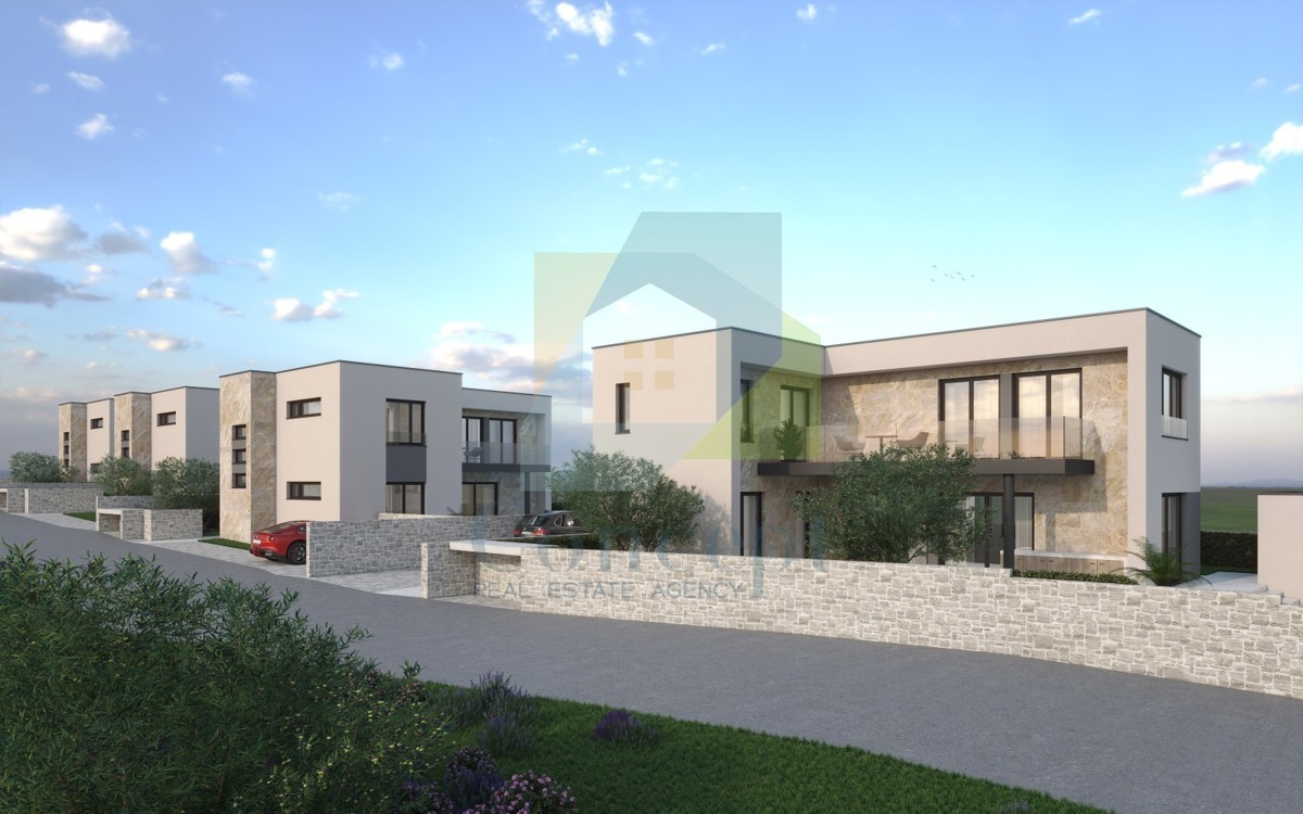 Pula, okolica, Moderna vila 450 m od morja s pogledom na Brijune