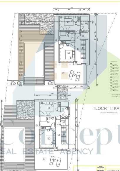 Poreč okolica, Luksuzna dvojna hiša s pogledom na morje, 10 km od morja