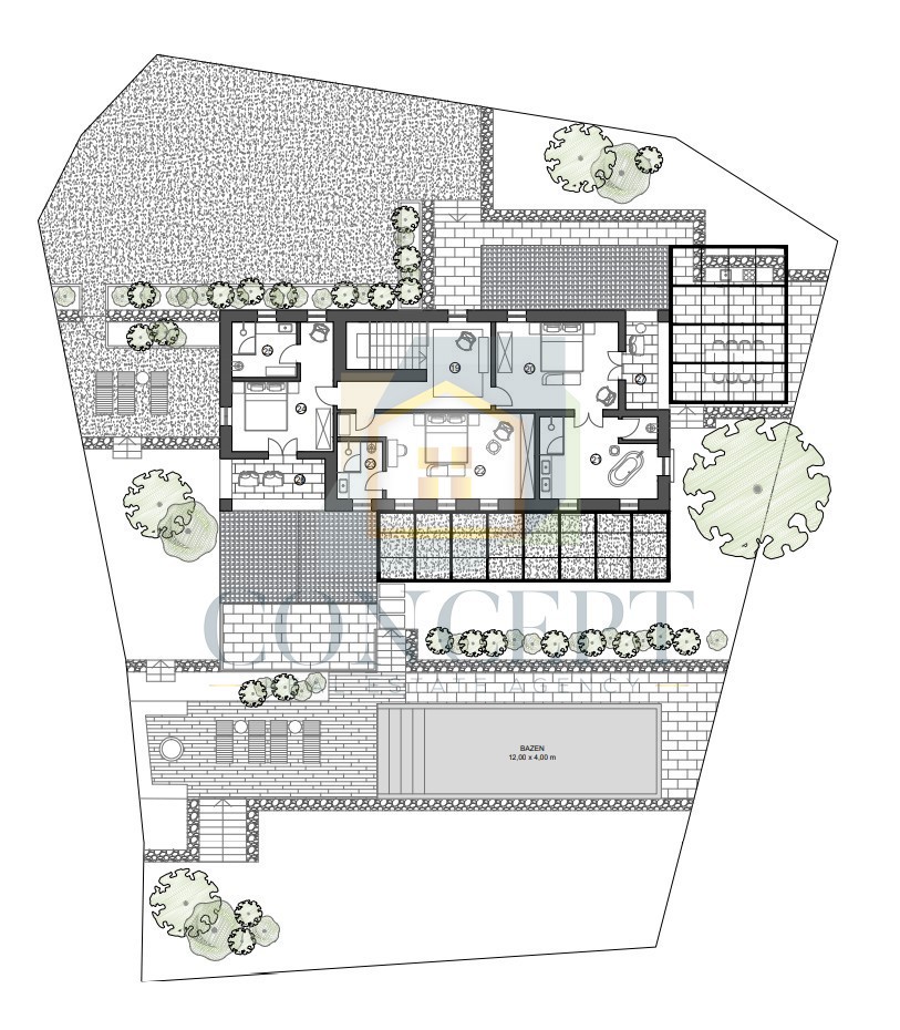Novigrad, okolica, Otmjena, luksuzna vila na čudoviti lokaciji, 9 km od morja