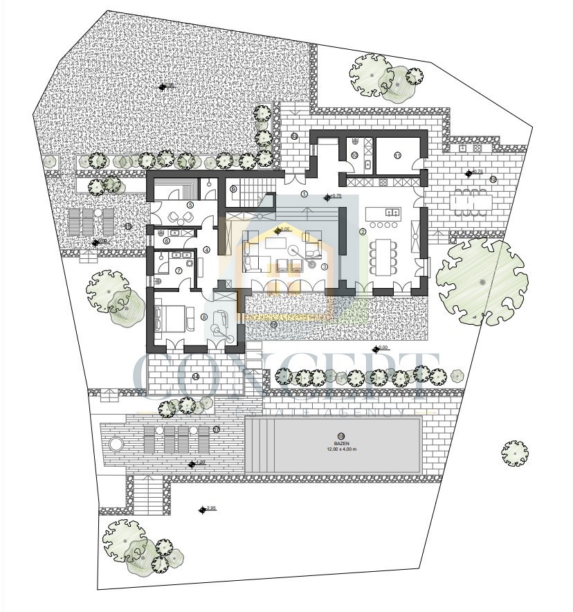 Novigrad, okolica, Otmjena, luksuzna vila na čudoviti lokaciji, 9 km od morja