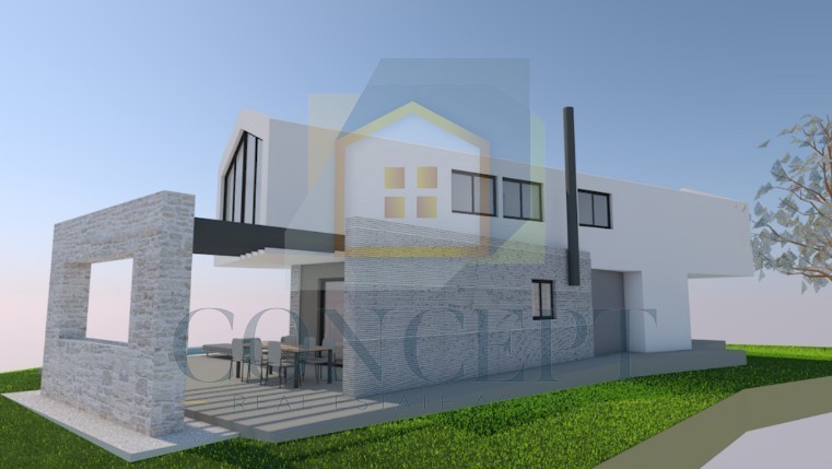 Poreč, okolica, Moderna vila s bazenom na mirni lokaciji, 16 km od morja