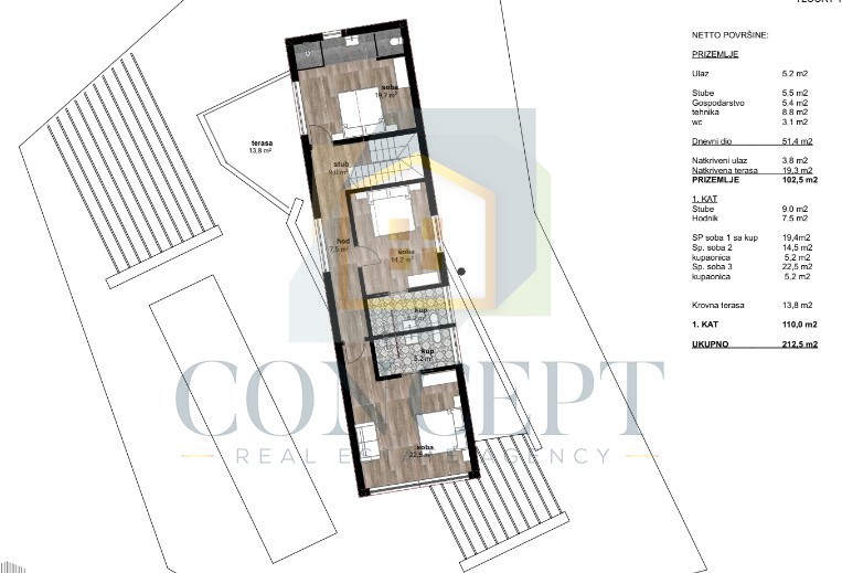 Poreč, okolica, Moderna vila s bazenom na mirni lokaciji, 16 km od morja