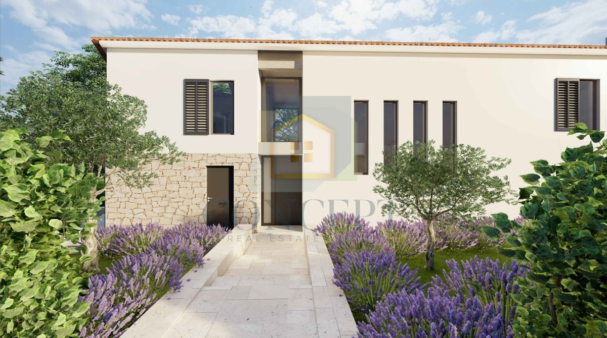 Poreč, okolica, Moderna luksuzna vila s pogledom na morje, 12 km od morja